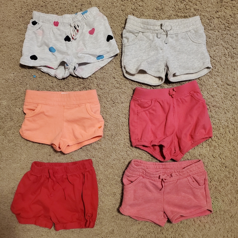 6 pairs for $12 - Toddler Shorts 4-5 T